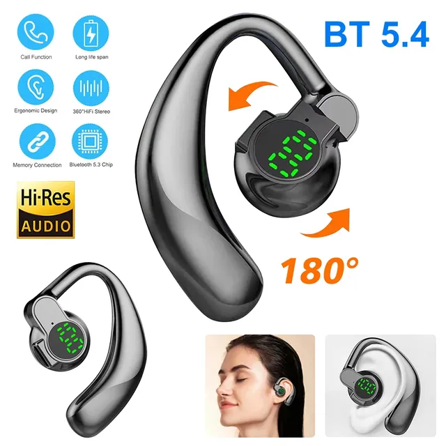 Casque sans fil Bluetooth 5.4 – vue 3