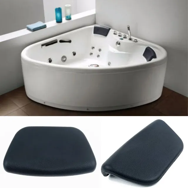 Appui-tête noir pour spa et baignoire – vue 3