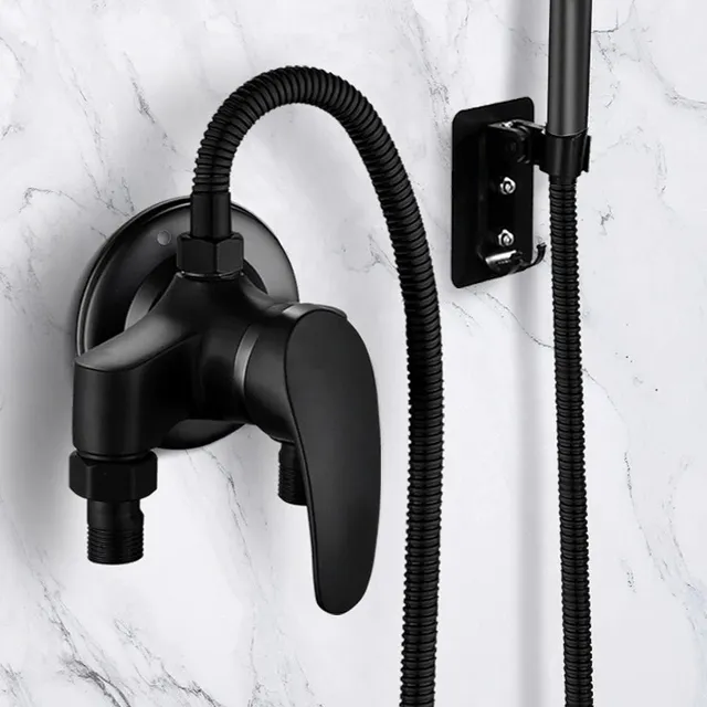 Robinet de douche noir – vue 3