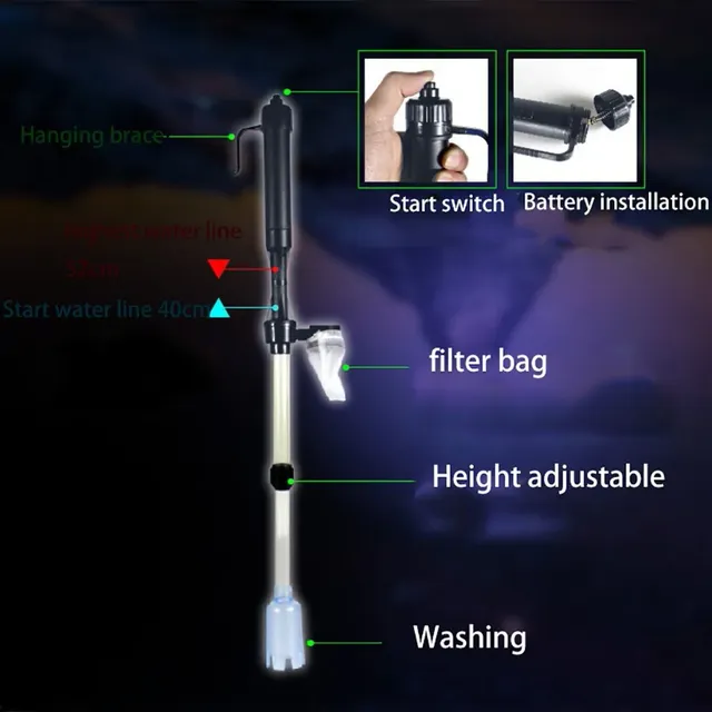 Filtre à eau sous vide pour nettoyage électrique… – vue 3