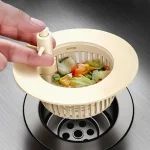 Filtre automatique désodorisant pour évier de cuisine, panier Anti-blocage, bouchon de vidange d&rsquo;évier, accessoires, crépine de vidange d&rsquo;évier, Drainage rapide