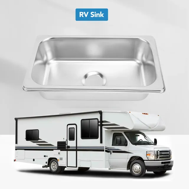Évier de cuisine RV 304 en acier inoxydable – vue 3