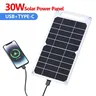 Panneau solaire 30W USB type-c étanche randonnée en… – vue 2