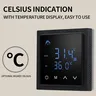 Thermostat intelligent LCD tactile 16A – vue 3
