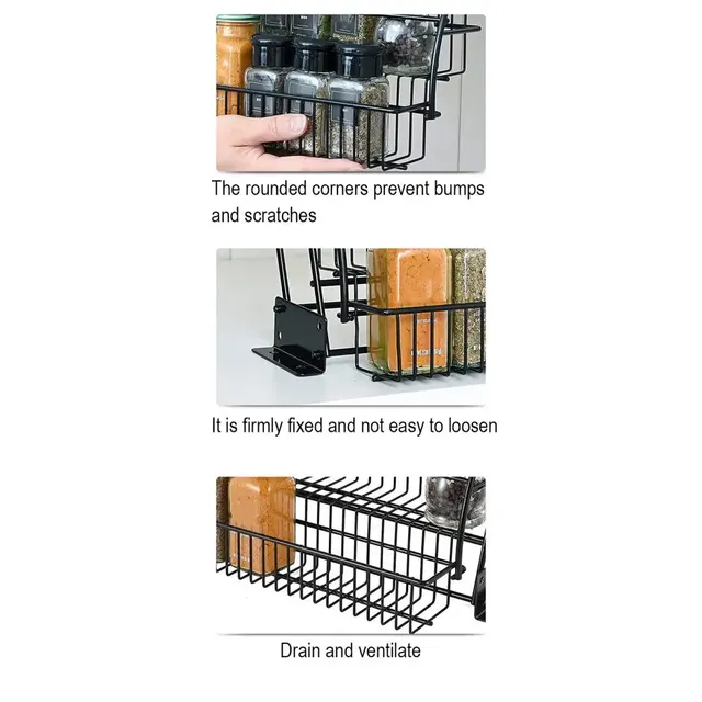 Porteépices compact rétractable métal antirouille… – vue 2
