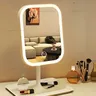 Miroir maquillage LED intelligent tactile tricolore… – vue 3