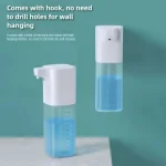 Distributeur automatique de savon à capteur infrarouge, capacité de 550ml, conception sans contact, distributeur de mousse intelligent, chargeur USB