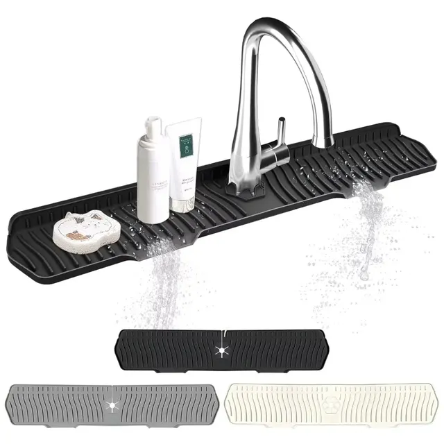 Tapis de robinet de cuisine pliable en Silicone – vue 3