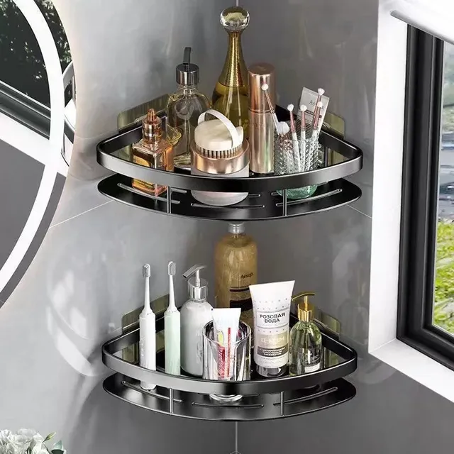 Étagère de salle de bain en alliage d'aluminium – vue 2