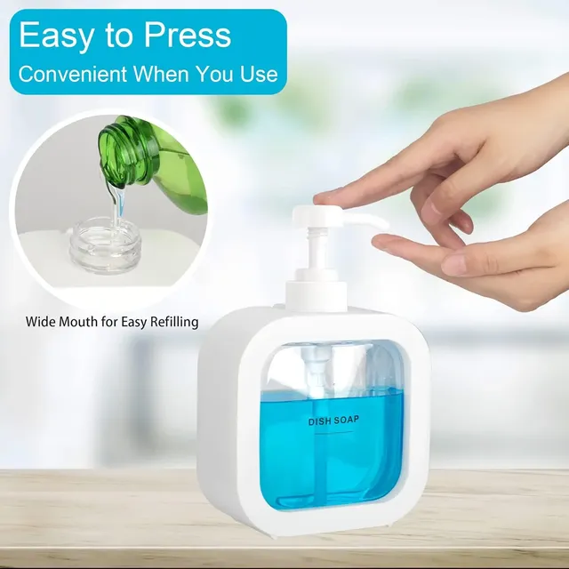 Distributeur de savon de salle de bains rechargeable – vue 5