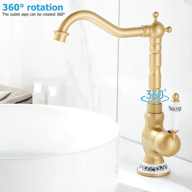 Robinet Antique en laiton – vue 4