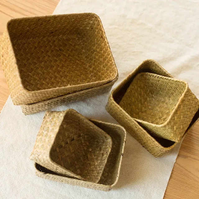 Panier en osier cuisine bol de fruits panier de… – vue 4