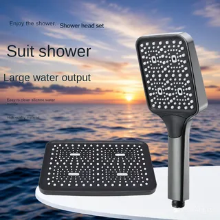 Ensemble de douche à pulvérisation supérieure Lotus auvent Premium