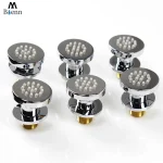 M Boenn Chrome corps douches Jet de pulvérisation en laiton accessoires de salle de bain Massage douche corps Jet économie d&rsquo;eau 2 pouces système de pomme de douche
