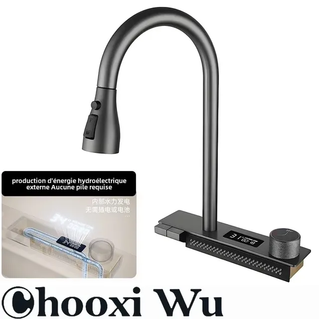 CHOOXIWU-Grand évier de cuisine en acier inoxydable avec… – vue 6