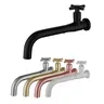 Robinet d'eau froide simple mural en acier inoxydable – vue 3