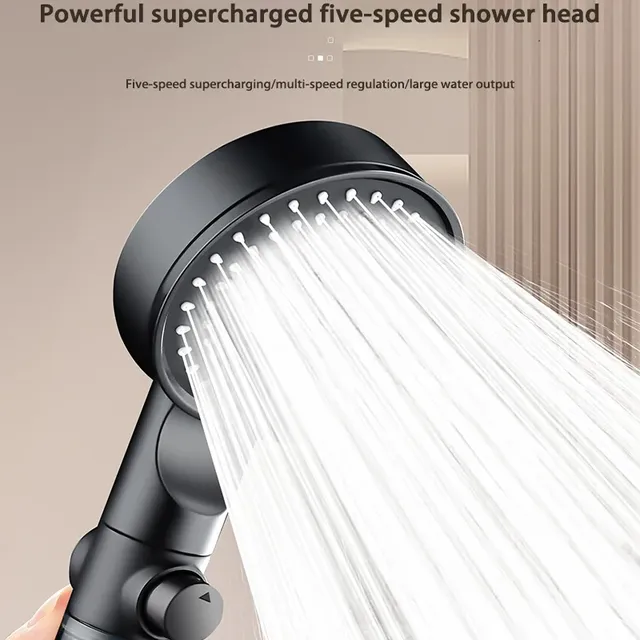 Pommeau de douche haute pression réglable avec filtre – vue 2