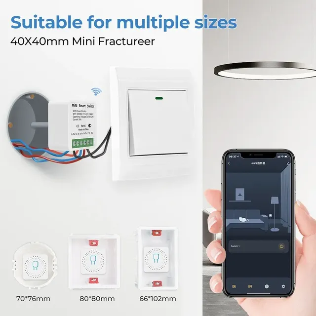 Mini commutateur WiFi bricolage pour maison intelligente – vue 3