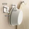 Crochet lavabo réglable mural sans perçage adhésif… – vue 2