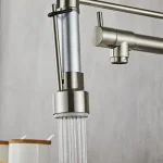 Buse de Pulvérisation en Laiton pour Évier de Cuisine, T-shirts d&rsquo;Eau Durable, Tête Multifonction