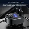 Chargeur de voiture transmetteur FM Bluetooth Audio… – vue 2