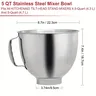 Bol mélangeur en acier inoxydable pour KitchenAid… – vue 3