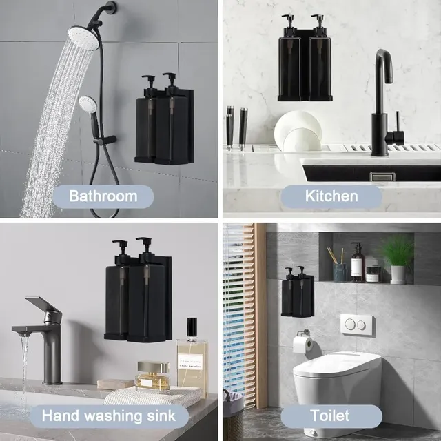 Distributeur mural rechargeable de Gel douche – vue 2