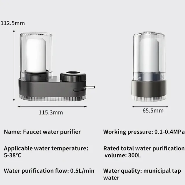 Purificateur eau robinet filtration multicouches… – vue 2