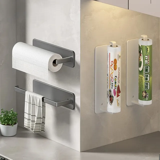 Porte-serviettes en papier auto-adhésif