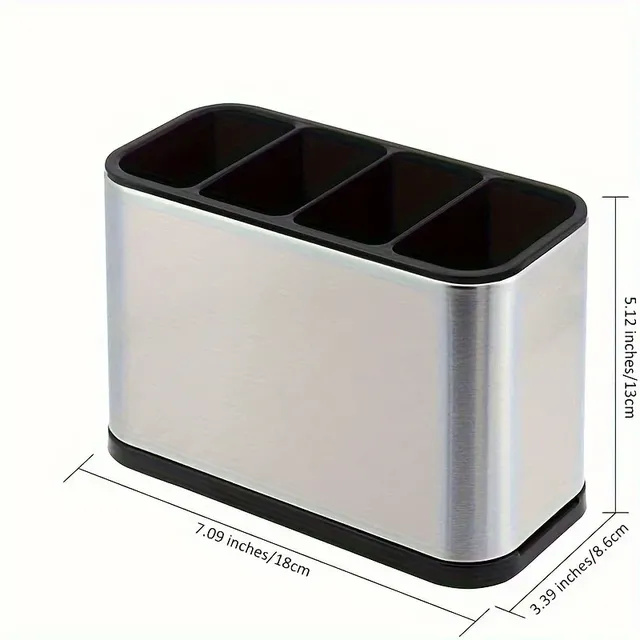 Support de rangement en plastique pour couverts de cuisine – vue 4