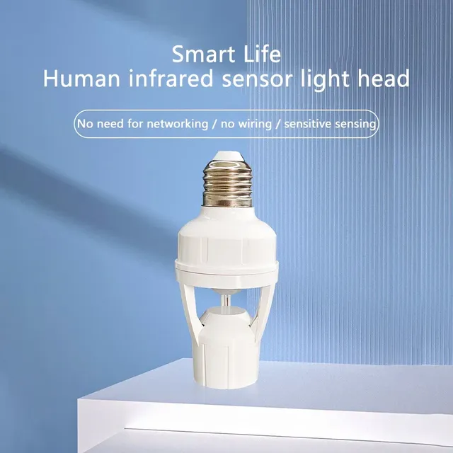 Support d'ampoule avec capteur de mouvement intelligent… – vue 2