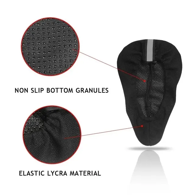 Selle de vélo 3D souple et épaisse pour VTT – vue 4