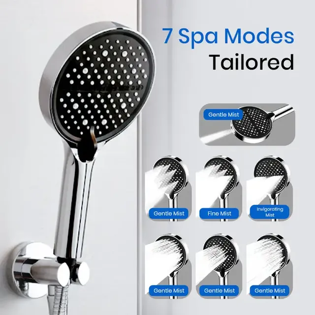 Pommeau de douche réglable 15CM – vue 4