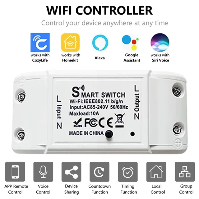 10A WiFi commutateur intelligent maison intelligente…