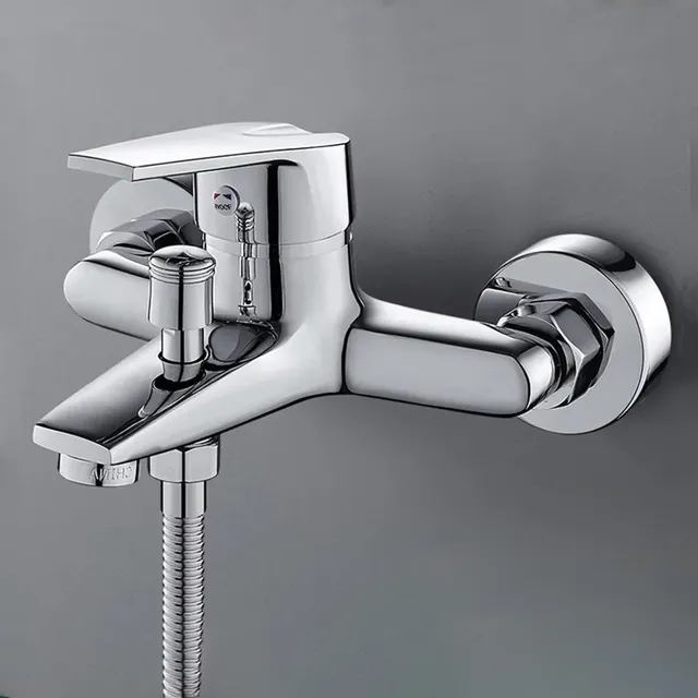 Mitigeur bain douche mural monocommande chromé becplat… – vue 4