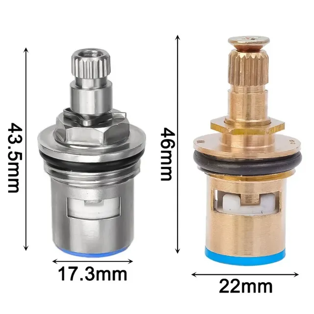 1/4 pièces cartouches de robinet remplacement en acier… – vue 6