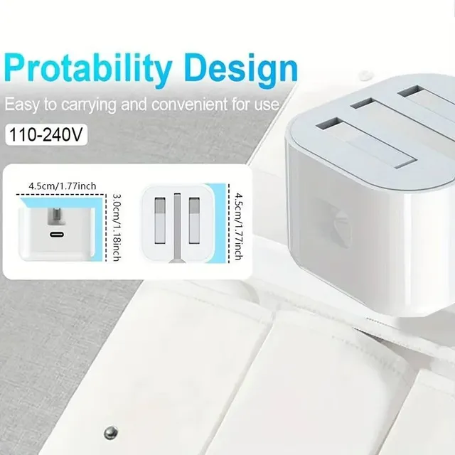 Chargeur de voyage USB Type C – vue 2