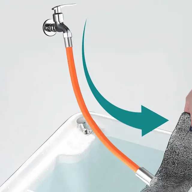 Rallonge de robinet de cuisine universelle 360 ° Tuyau… – vue 2