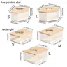 Bac sable hamster transparent acrylique couvercle bois… – vue 6