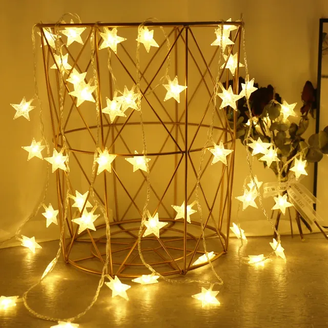 LED chaîne lumières en plein air étoile chaîne lumières…
