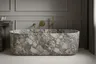 Baignoire de luxe en pierre solide – vue 6