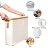 Porte-papier hygiénique pliable de grande capacité blanc… – vue 1