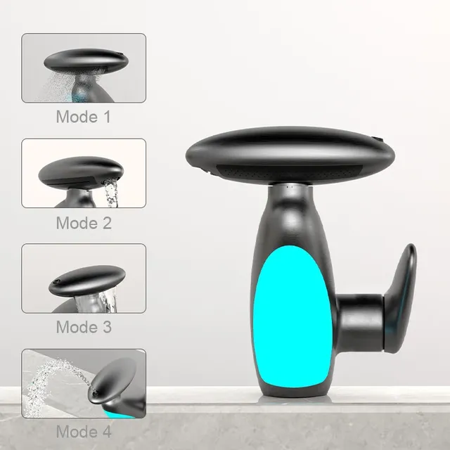 Robinet de lavabo extractible avec lumière LED – vue 4
