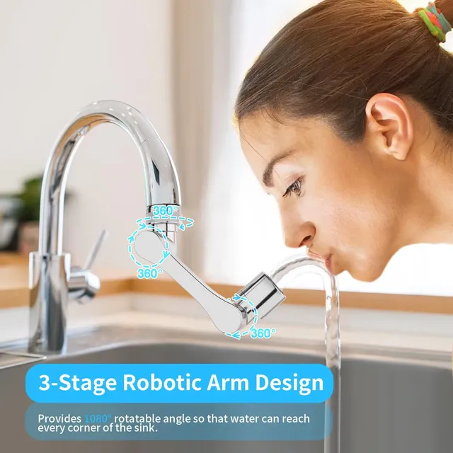 1080 ° Extension de robinet à Rotation universelle – vue 7