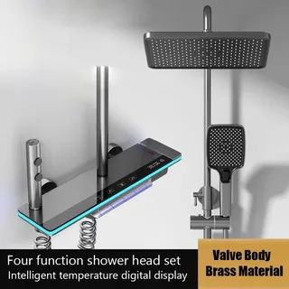 Ensemble de système de douche intelligent pour salle de bains