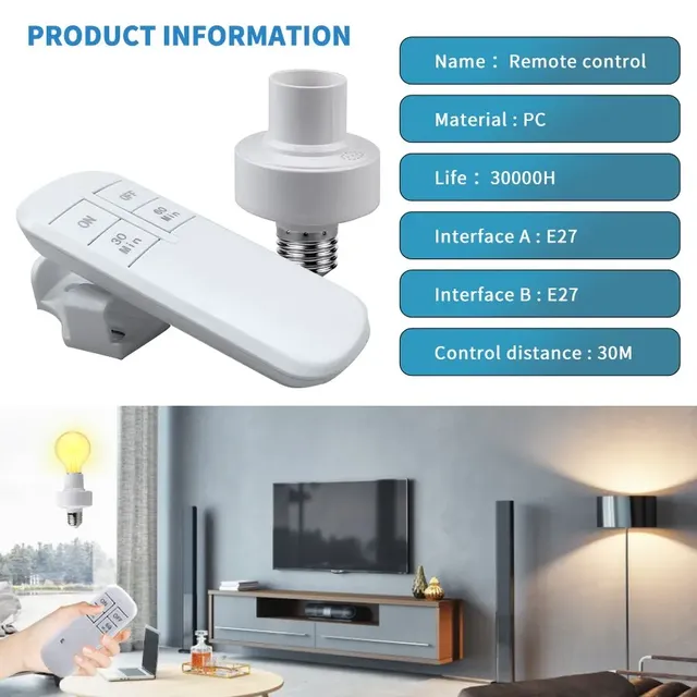 Minuterie intelligente interrupteur télécommande sans… – vue 6