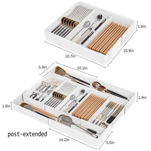 Organisateur tiroir couverts plateau extensible… – vue 4