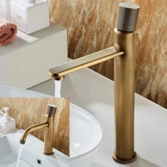 HOBasin-Robinet en laiton bronze antique – vue 2