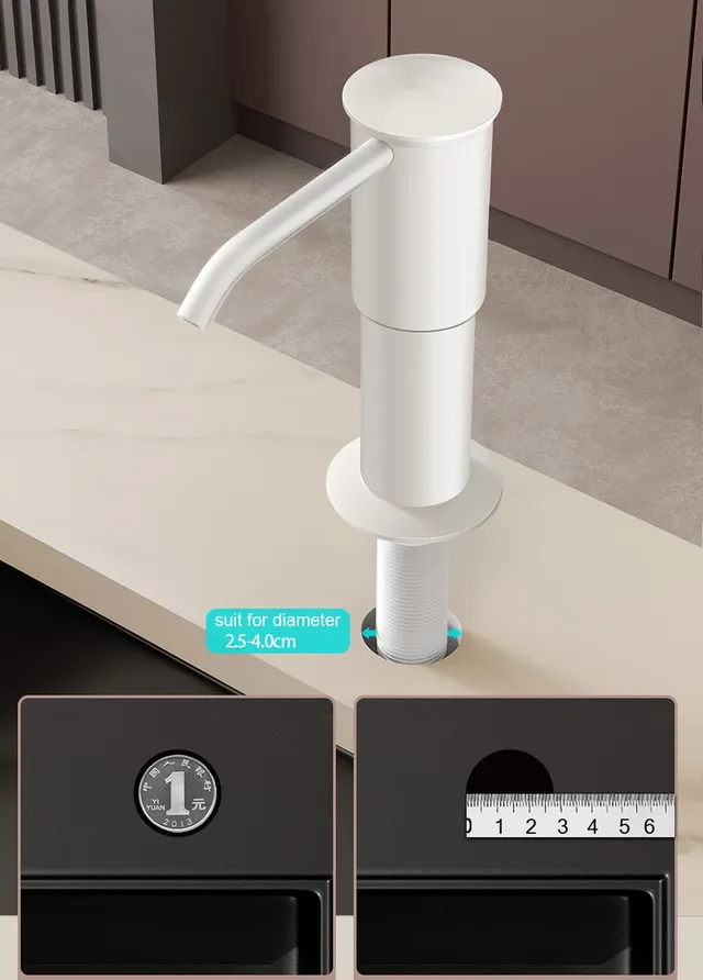 Distributeur de savon pour évier de cuisine – vue 6