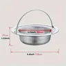 Crépines d'évier de cuisine en acier inoxydable de… – vue 4